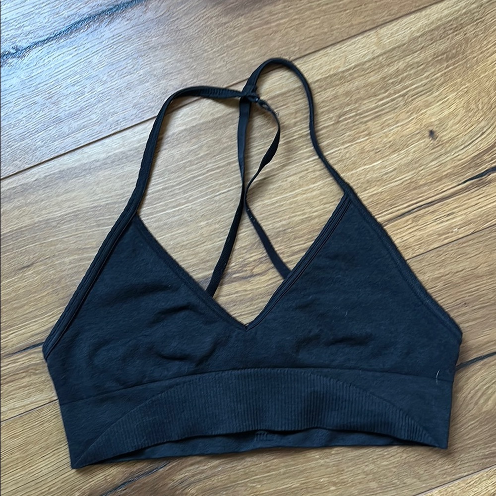 lululemon athletica Black Bralette Soft Stretchy Fabric Racerback Design